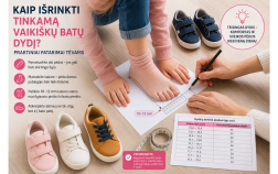Kaip išrinkti tinkamą vaikiškų batų dydį? Dažniausios tėvų klaidos Kaip išrinkti tinkamą vaikiškų batų dydį? Dažniausios tėvų klaidos