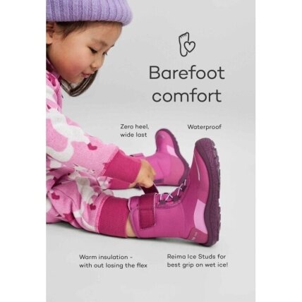 Reima Talvella ReimaTec žieminiai barefoot batai vaikams 8 Reima Talvella ReimaTec žieminiai barefoot batai vaikams 8