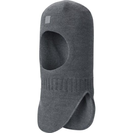 Reima Starrie Melange grey merino vilnos kepurė-šalmas vaikams